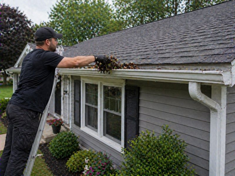 Clogged Gutter Clearing Service