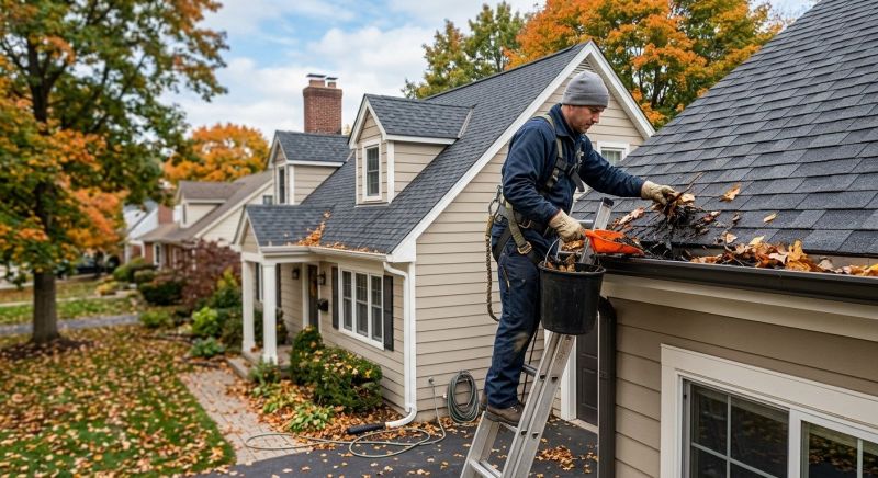 Clogged Gutter Clearing Service